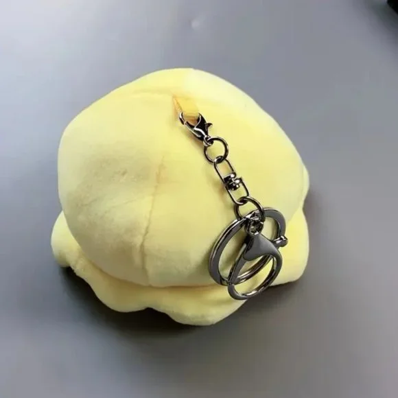 Octopus Plush Reversible Mood Keychain/Purse Charm, NWOT - Picture 7 of 8